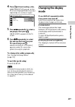 Preview for 25 page of Sony MHC-GT7DW Operating Instructions Manual