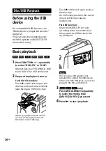 Preview for 26 page of Sony MHC-GT7DW Operating Instructions Manual