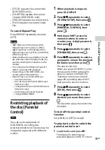 Preview for 31 page of Sony MHC-GT7DW Operating Instructions Manual