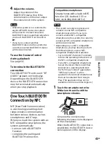 Preview for 43 page of Sony MHC-GT7DW Operating Instructions Manual