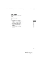 Preview for 39 page of Sony MHC-GTR33 Operating Instructions Manual