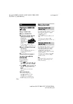 Preview for 12 page of Sony MHC-GTR333 Operating Instructions Manual