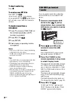 Preview for 24 page of Sony MHC-GTR6 Operating Instructions Manual