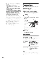 Preview for 30 page of Sony MHC-GTR6 Operating Instructions Manual