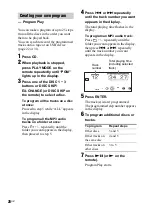 Preview for 20 page of Sony MHC-GTX66 Operating Instructions Manual