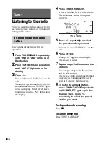 Preview for 28 page of Sony MHC-GTX66 Operating Instructions Manual