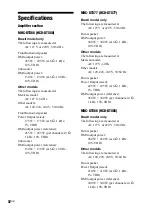 Preview for 52 page of Sony MHC-GTX66 Operating Instructions Manual