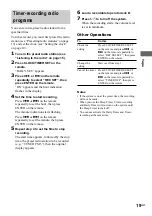 Предварительный просмотр 19 страницы Sony MHC-GX20 - Mini Stereo Operating Instructions Manual