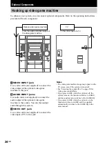 Предварительный просмотр 24 страницы Sony MHC-GX20 - Mini Stereo Operating Instructions Manual