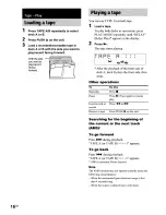 Preview for 16 page of Sony MHC-GX25 - Stereo Mini System Operating Instructions Manual