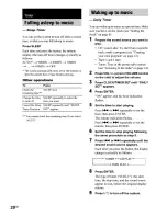 Preview for 20 page of Sony MHC-GX25 - Stereo Mini System Operating Instructions Manual