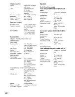 Preview for 32 page of Sony MHC-GX25 - Stereo Mini System Operating Instructions Manual