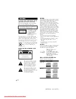 Preview for 2 page of Sony MHC-GX8800 - Mini Stereo System Operating Instructions Manual