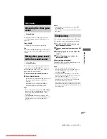 Preview for 25 page of Sony MHC-GX8800 - Mini Stereo System Operating Instructions Manual