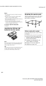 Предварительный просмотр 10 страницы Sony MHC-GX9000 - Mini Stereo System Operating Instructions Manual