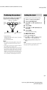 Предварительный просмотр 11 страницы Sony MHC-GX9000 - Mini Stereo System Operating Instructions Manual