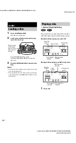 Предварительный просмотр 12 страницы Sony MHC-GX9000 - Mini Stereo System Operating Instructions Manual