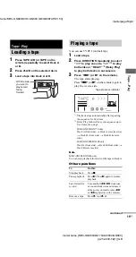 Предварительный просмотр 19 страницы Sony MHC-GX9000 - Mini Stereo System Operating Instructions Manual