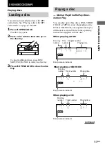 Предварительный просмотр 17 страницы Sony MHC-GX90D - Dvd Shelf System Operating Instructions Manual