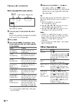 Предварительный просмотр 18 страницы Sony MHC-GX90D - Dvd Shelf System Operating Instructions Manual