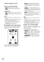 Preview for 32 page of Sony MHC-GX90D - Dvd Shelf System Operating Instructions Manual