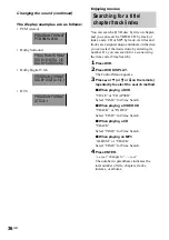 Предварительный просмотр 36 страницы Sony MHC-GX90D - Dvd Shelf System Operating Instructions Manual