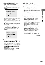 Preview for 39 page of Sony MHC-GX90D - Dvd Shelf System Operating Instructions Manual