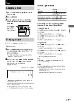 Preview for 47 page of Sony MHC-GX90D - Dvd Shelf System Operating Instructions Manual