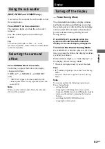 Preview for 53 page of Sony MHC-GX90D - Dvd Shelf System Operating Instructions Manual