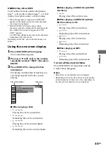 Preview for 55 page of Sony MHC-GX90D - Dvd Shelf System Operating Instructions Manual