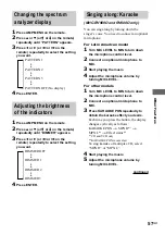 Предварительный просмотр 57 страницы Sony MHC-GX90D - Dvd Shelf System Operating Instructions Manual