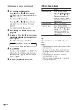 Preview for 60 page of Sony MHC-GX90D - Dvd Shelf System Operating Instructions Manual