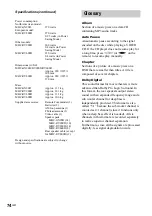 Preview for 74 page of Sony MHC-GX90D - Dvd Shelf System Operating Instructions Manual