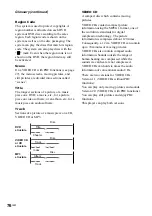 Preview for 76 page of Sony MHC-GX90D - Dvd Shelf System Operating Instructions Manual