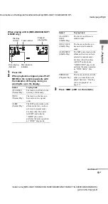 Preview for 15 page of Sony MHC-GX9900 - Mini Hi Fi Component System Operating Instructions Manual