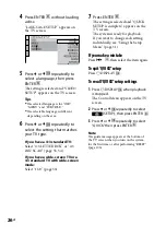 Preview for 26 page of Sony MHC-GZR5D Operating Instructions Manual