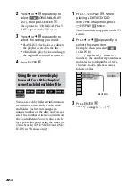 Preview for 40 page of Sony MHC-GZR5D Operating Instructions Manual