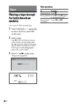 Предварительный просмотр 70 страницы Sony MHC-GZR777D Operating Instruction