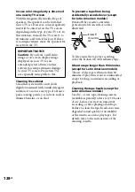 Предварительный просмотр 128 страницы Sony MHC-GZR777D Operating Instruction