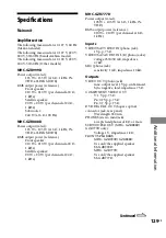 Preview for 129 page of Sony MHC-GZR777D Operating Instruction