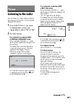 Preview for 67 page of Sony MHC-GZR777DA Operating Instructions Manual