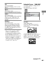 Preview for 65 page of Sony MHC-GZR7D Operating Instructions Manual