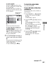 Preview for 81 page of Sony MHC-GZR7D Operating Instructions Manual