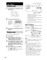 Предварительный просмотр 16 страницы Sony MHC-LX10000 - High Power Mini Hi-fi System Operating Instructions Manual