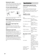 Предварительный просмотр 34 страницы Sony MHC-LX10000 - High Power Mini Hi-fi System Operating Instructions Manual