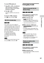 Preview for 25 page of Sony MHC-M20D Operating Instructions Manual