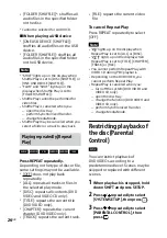 Preview for 26 page of Sony MHC-M20D Operating Instructions Manual