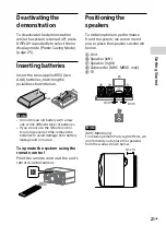 Preview for 21 page of Sony MHC-M40D Operating Instructions Manual