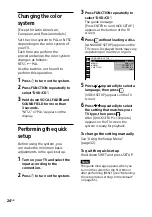 Preview for 24 page of Sony MHC-M40D Operating Instructions Manual