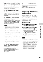 Preview for 43 page of Sony MHC-M40D Operating Instructions Manual